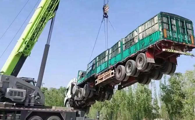 商州区道路脱困救援案例